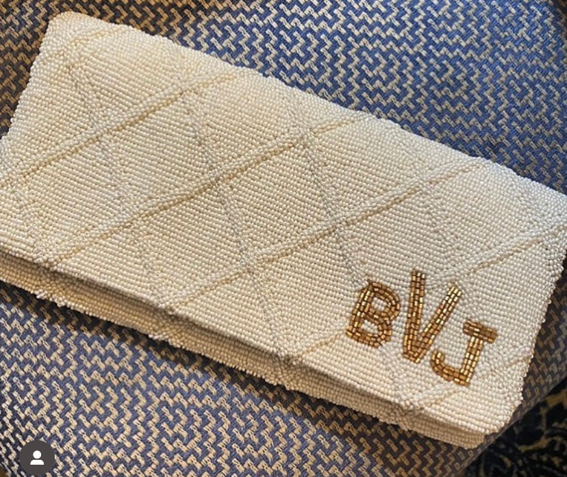 Beaded Fold over Crisscross